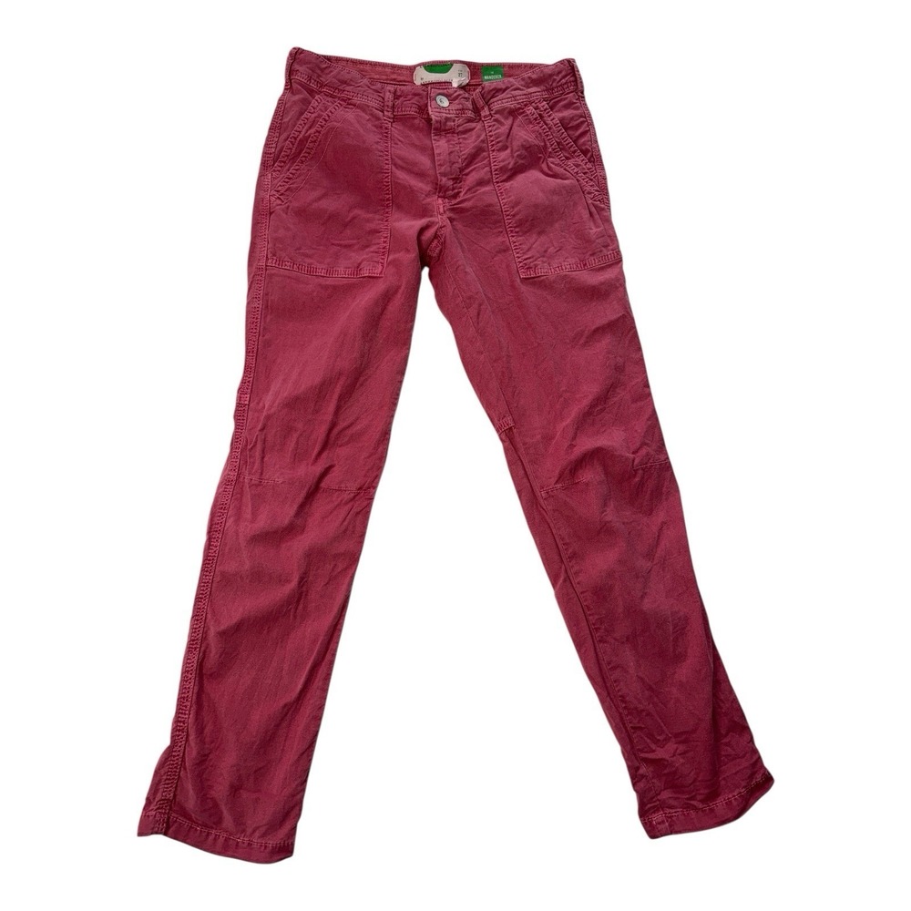 NWT Anthropologie Pilcro The Wanderer Cargo Pants Red Size 27
